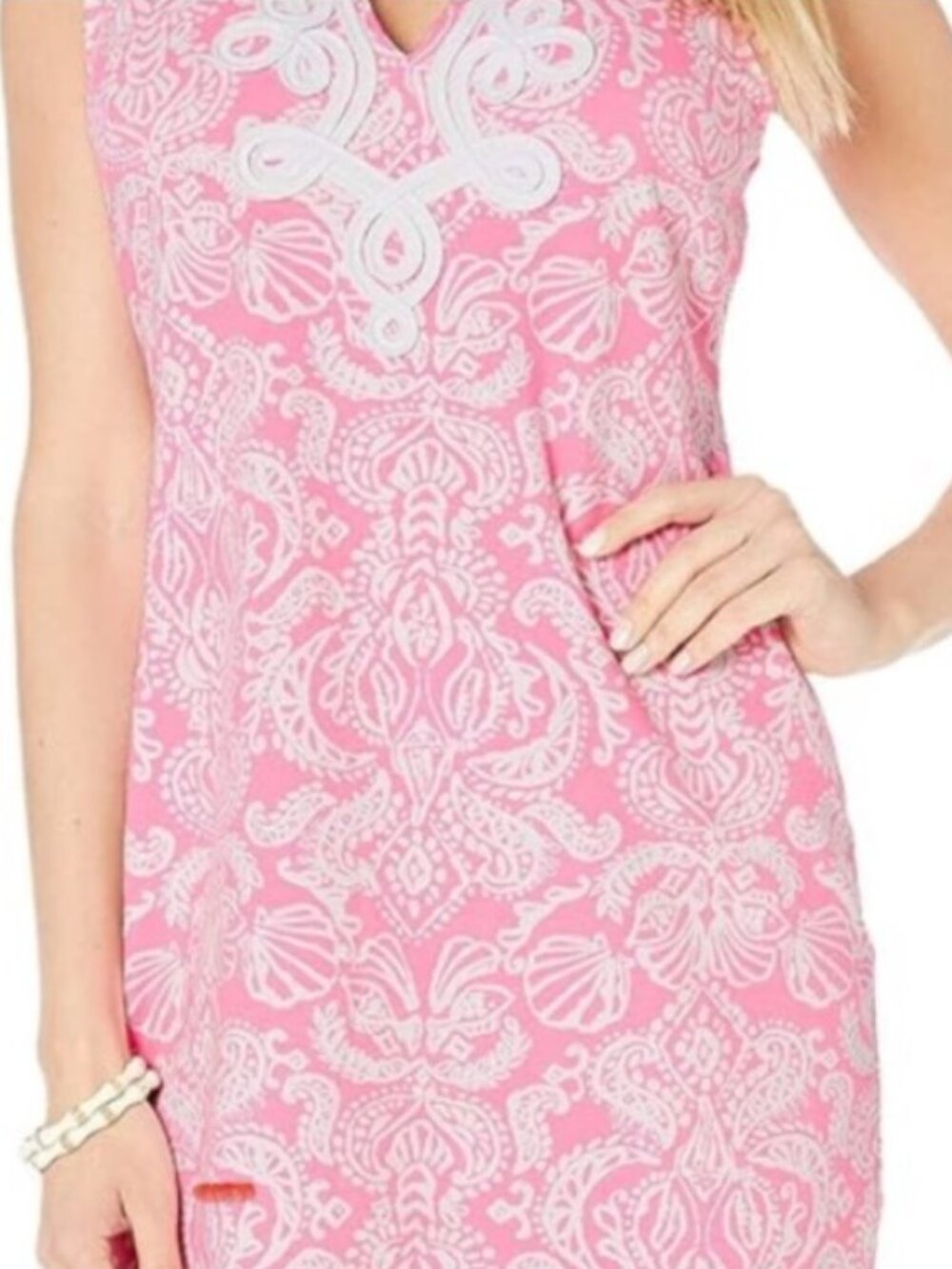 Lilly Pulitzer Pink Paisley-Print Sleeveless Dress S - Picture 2 of 6